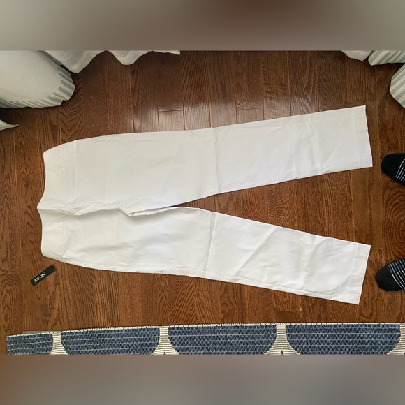 White STRAIGHT PANT - Picture 2 of 4